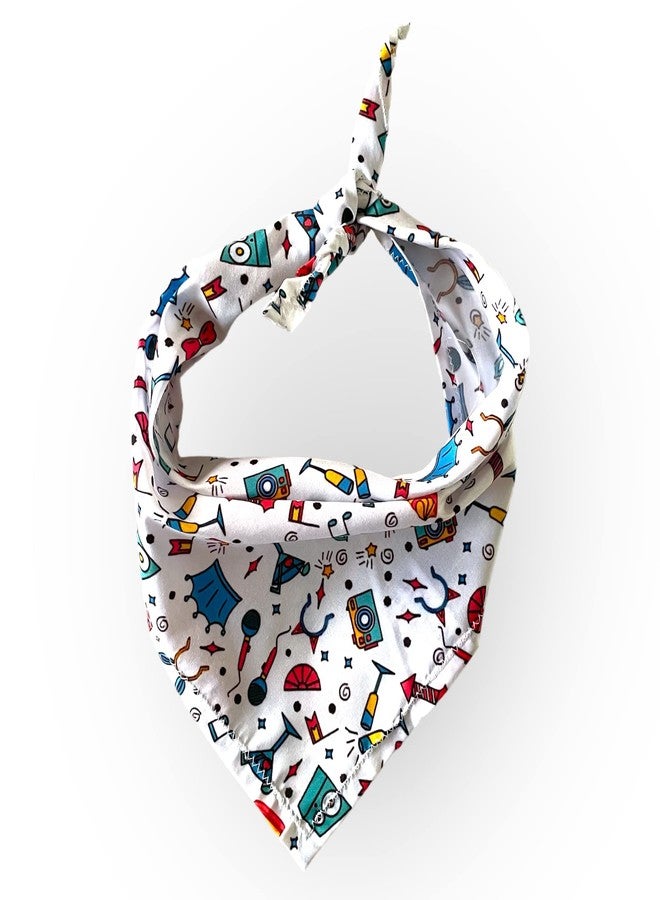 W Brings Birthday Special Dog Bandana/Scarf This Stunning Gorgeous Design Dog Bandana Scarf is Perfect Styling Accessory for Dogs Large, Medium & Small. 1 Size Fits All. - Image 3